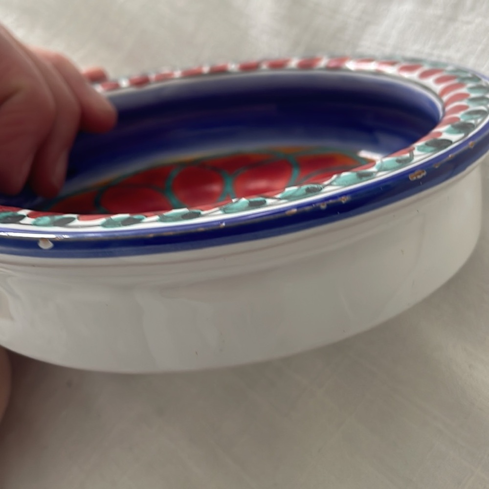 Arte D’Italia Sicilian hand painted ceramic bowl. Allegria vintage collectible - Picture 8 of 8